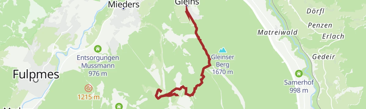 Route map: Stubaier Jungrind